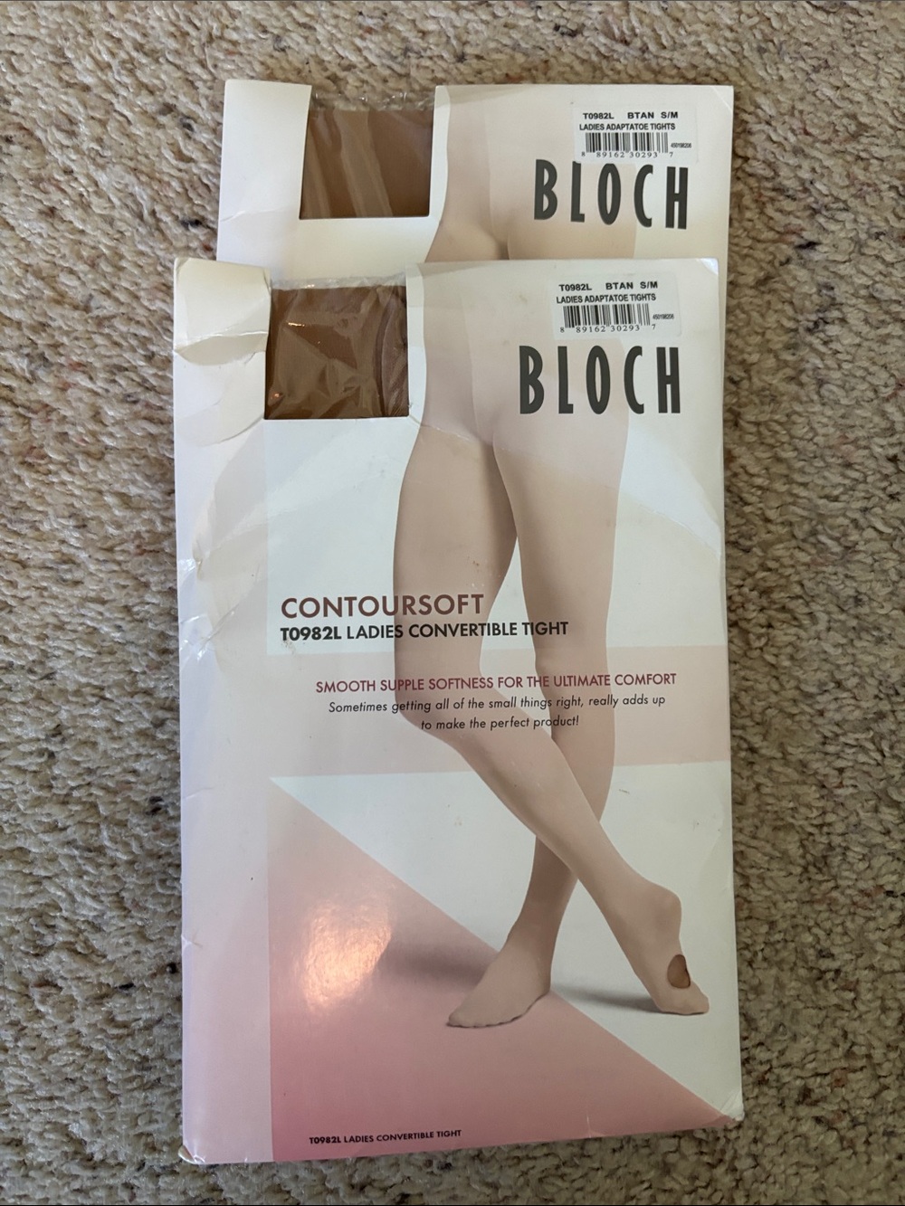 Bloch ContourSoft Convertible Tights - Nude
